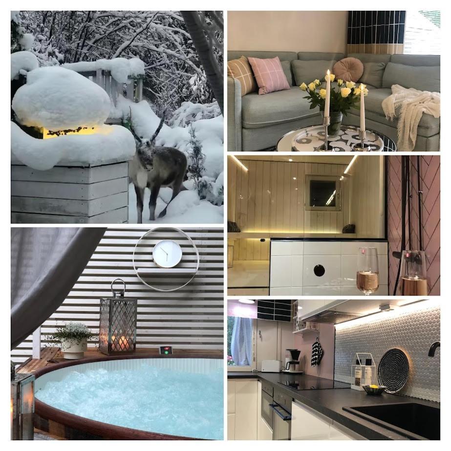 Snowcrystal Home With Jacuzzi And Sauna Рованиеми Экстерьер фото